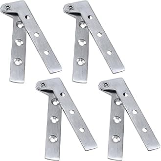 Antrader 360 Degree Rotatable Pivot Hinge for Window or Door Pack of 4