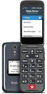 - LIVELY Jitterbug Flip2 - Flip Cell Phone for Seniors - Not Compatible with Other Wireless Carriers - Must Be Activated Phone Plan - No SIM Needed - Graphite Flip Phone