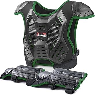 StarknightMT Kids Dirt Bike Gear - Youth Motorcycle Riding Protective Gear Motocross Armor Suit Chest Protector for Boys Girls Mountain Biking Cycling