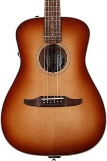 Malibu Classic Acoustic Electric Guitar, Aged Cognac Burst, Pau Ferro Fingerboard, with Gig Bag
