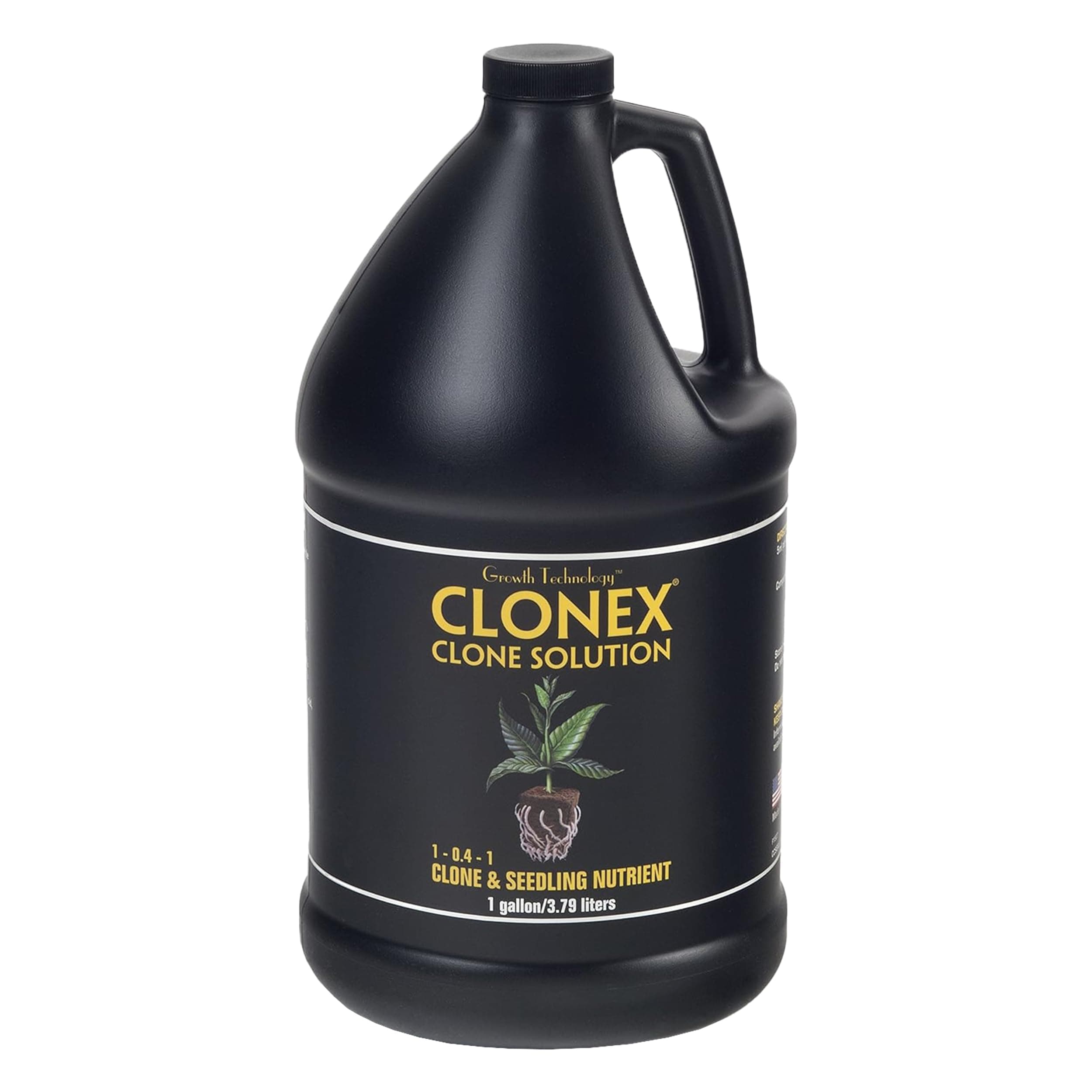 HYDRO DYNAMICS 1 Gallon Clone Solution, Clonex, Fertilizer, 1 Gallon