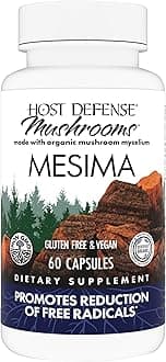 Mesima Capsules - Herbal Antioxidant Activity & Immune System Support Supplement - Mushroom Supplement to Support Balanced Immune Response - 60 Capsules (30 Servings)*