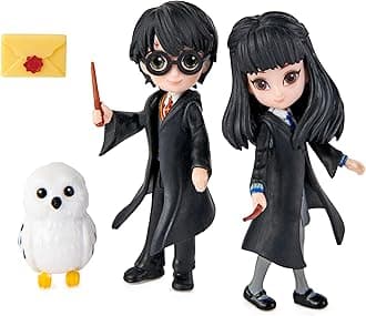 Magical Minis Harry Potter and Cho Chang Friendship Set with Collectible Toy Figures and Creature, Kids Toys for Ages 5 and up