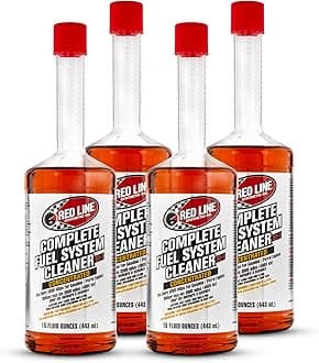 Red Line 60103 SI-1 Complete Fuel System Cleaner, Cleans and Prevents Corrosion in Fuel Systems, Cleans Injectors, Carburetors, Valve and Combustion Chamber Deposits - 15 Ounce (4 Pack)