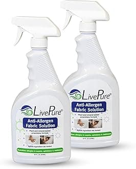 Anti-Allergen 32 OZ Fabric Spray for Household Surfaces, 2 Pack