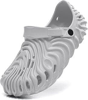 Kraasa Men's Lightweight Classic Clogs Sandals with Adjustable Back Strap & Daily Used Slipper with Lightweight Design for Men's & Boy's