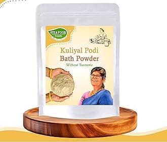 Fit and Food Tamil Herbal Bath Powder for Men|Herbal Bath Powder without turmeric|Kuliyal Podi|Nalangu Maavu|Men's Bath Powder|Makes Skin Smoother and Brighter|Ubtan Body Scrub|All Age Group|1kg
