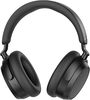 ACCENTUM Plus Wireless Over Ear Headphones,German Design,Adaptive ANC,50H Battery,Sound Personalization,Touch Control,Multipoint Connectivity,Clear Calls,10Min Charge = 5H,2Y Warranty,Black
