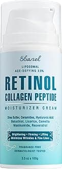 Ebanel Retinol Cream for Face 3.5 oz, Moisturizer with Collagen, Peptides, Ceramides, Hyaluronic Acid, Vitamin C & B5, Firming Anti Aging Face Cream for Wrinkles, Fine Lines, Dark Spots, Day & Night