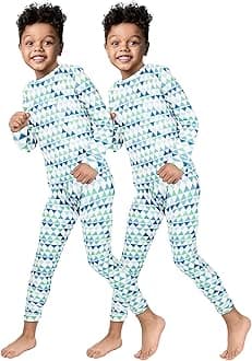 ROCKY Thermal Underwear for Kids, Boys 2 Pack Thermals, Long Johns Underwear, Base Layer for Cold Weather/Skiing - Pack of 2