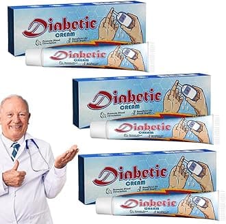3PCS Vitagluco Diabetes Treatment Cream, Vitagluco Cream,Diabetics Skin Relief cream,Diabetics Dry Skin Relief Moisturizing Cream, Diabetic Foot Cream for Dry Cracked Feet