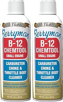 Berryman Products B-12 0110 Chemtool Carburetor, Choke and Throttle Body Cleaner Not VOC Compliant in Some States (Pack of 2)