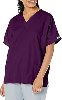 Cherokee Scrub for Women V-Neck Top Traditional fit with Dolman Sleeve and Fade Resistant Fabric - 4700