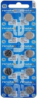 Renata Batteries Watch Battery 357 (Package of 10)