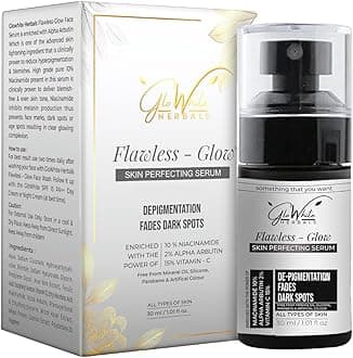 Flawless Glow 15% Vitamin-C Face Serum With 10% Niacinamide, Hyaluronic Acid and Alpha Arbutin For Clear Glowing Skin, Reduces Dark Spots, Hydrates & Repairs skin, All Skin Type, 30ml