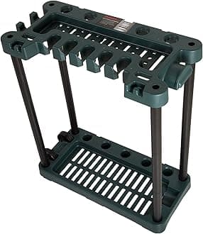 Garden Tool Organizer - Utility Rack, Holds Yard Tools - Garage Organizers and Storage Home Essentials by Stalwart - 40 Yard Tools, UNIT