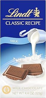 Lindt Classic Recipe Milk Chocolate Bar, 4.4 Ounce