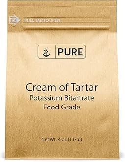 Pure Original Ingredients Cream of Tartar (4 oz) Pure & Natural, Baking & Cleaning, DIY Bath Bombs & More, Eco-Friendly Packaging