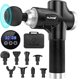 ALDOM Massage Gun（Black Silver）