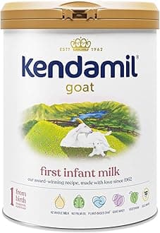 Kendamil Goat First Infant Milk Powder for 0-6 Months Baby | Stage 1 (800g) | British Made Goat Whole Milk Formula Powder – with HMOs, with A2 Milk, No Palm Oil, No Fish Oil, No SOYA, No GMOs