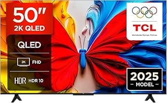 TCL 50S5K-UK – 50” Full HD Smart QLED Direct LED TV with Android TV​ & HDR - Compatible with Google Cast & Google Home, Slim Design