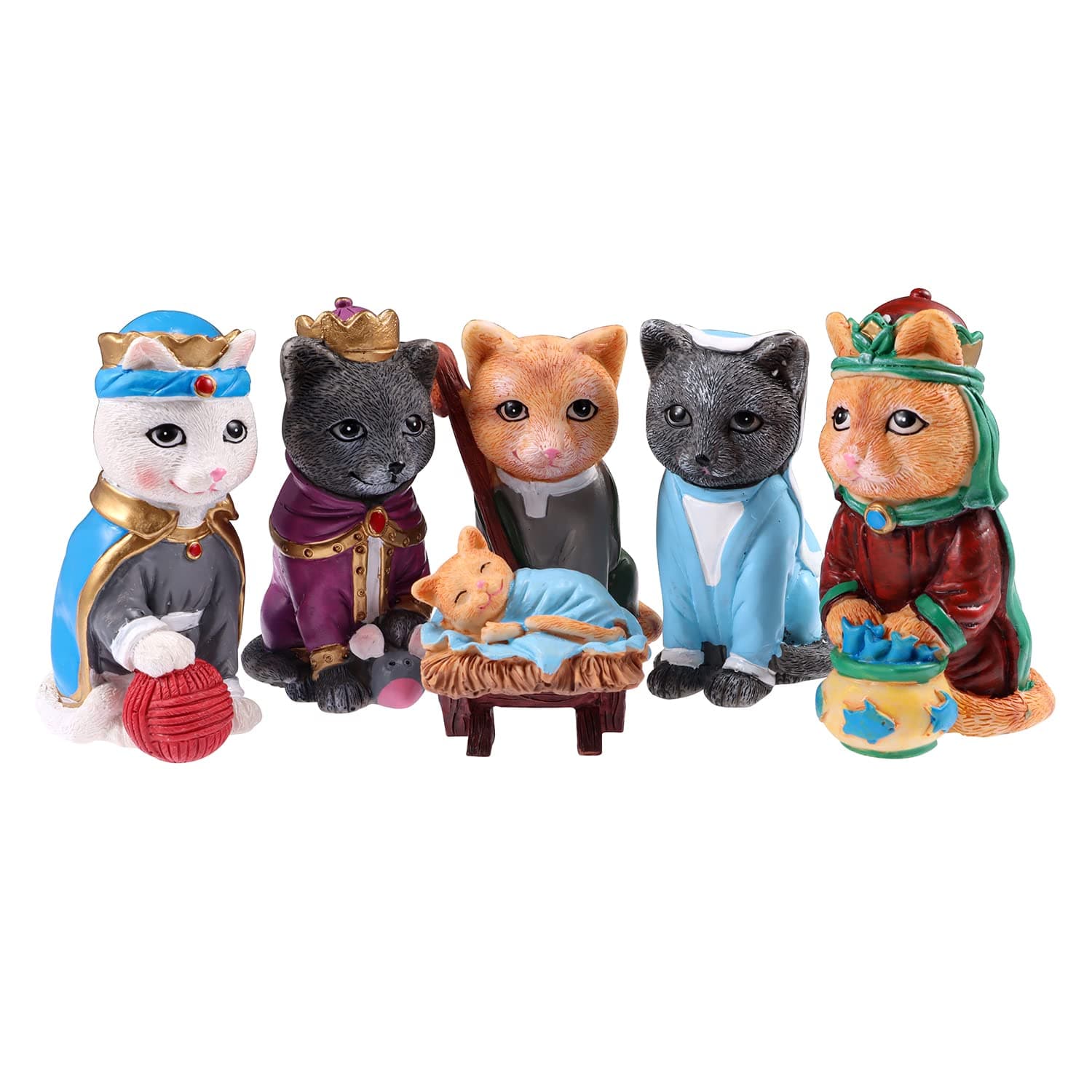 WHLHMKSphinx Cat Nativity Table Decoration