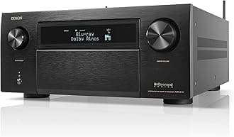 - AVR-A1H 15.4-Ch Receiver (150W X 15) - 4K/120 and 8K Home Theater Receiver (2022), Wireless Streaming via Bluetooth, Wi-Fi & HEOS Multi-Room, Dolby Atmos, DTS:X Pro, IMAX Enhanced & Auro 3D
