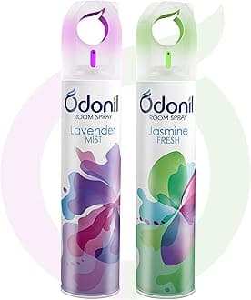 Room Air Freshener Spray - 440ml Combo (Pack of 2, 220ml each) | Lavender Mist & Jasmine Fresh | Nature Inspired Fragrance for Home & Office | Long Lasting Fragrance