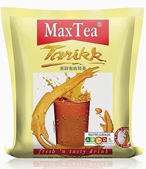 Max Tea Teh Tarikk Milk Tea Instant Drink 15 Sachets x 25g