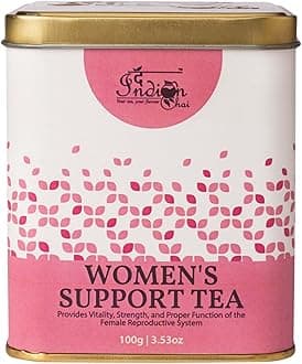 The Indian Chai – Women’s Support Tea 100g | Herbal Infusion with Raspberry Leaf, Shatavari, Spearmint & Ashwagandha for Balance, Vitality & Daily Wellness