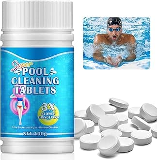 Chlorine Tablets for Swimming Pool,Hot Tub&Swimming Pool Chemicals,Chlorine Tablets for Hot Tub, Swimming Pool chlorine tablets,Spa Cleaning,100PCS