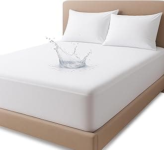 Family Bedding Waterproof Mattress Protector Super King - Cotton Terry Top -fitted Mattress Cover- Anti Allergy & Breathable Bed Cover-Washable Super King Mattress Protector(183x200) cm.