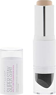 Maybelline New York SuperStay Multi-Use Foundation Stick Makeup For Normal to Oily Skin, Ivory, 0.25 oz.