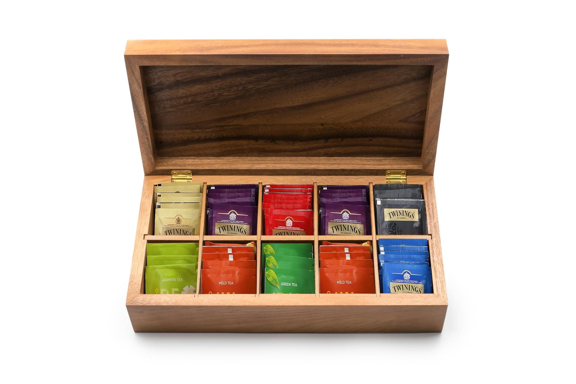 Vauxhall Double Tea Box, 10 Compartments