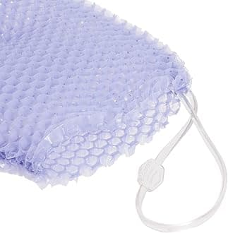 Supracor Spa Bath Mitt Body Exfoliator Face Antibacterial Scrub Sponge (Purple)