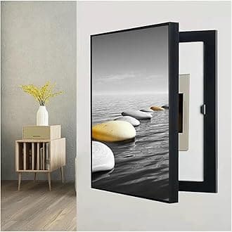 Decorative Painting of Meter Electric Meter Decorative Painting Cover Poster Mural Frame Home Living Room Wall Art(Green,50x70cm)