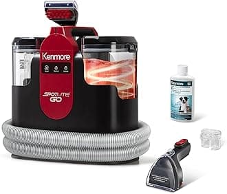 KW1050 SpotLite™ Go Portable Heated Carpet & Upholstery Spot Cleaner, 16Kpa Power Suction with Versatile Tools for Pets, Area Rugs and Couches