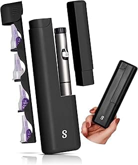 STRAWBERRY & CO Insulin Cooler Travel Case - Built-in Sharps Dispenser & Temperature-Control Organizer- TSA Approved Diabetic Pen Storage for Ozempic, Insulin Pens & Needles - Compact & Leak-Proof