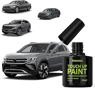 LH7J Pure Grey Touch Up Paint for Volkswagen Cars, Professional Auto Touch-up Paint Scratch Repair Kit, Automotive Paints Exact Match Compatible with Atlas/Jetta/Taos/ID4/GLI
