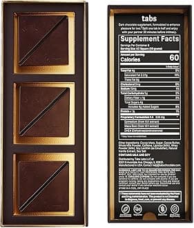 Dark Chocolate Squares for Couples | Mood-Boosting Premium Treat | Vegetarian & Gluten-Free (1 Box)