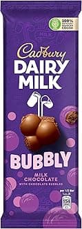Cadbury Dairy Milk Bubbly Milk Chocolate, 87 g