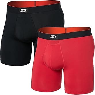 SAXX Underwear Co. Men's Multi-sport Mesh Boxer Brief Fly 2-pack Boxer Briefs (pack of 1)