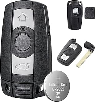 3 Buttons Keyless Car Smart Key Case For BMW Para with NON-Rechargeable Battery