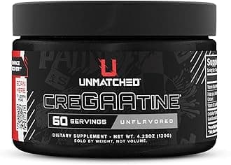 Unmatched CreGAAtine Optimized Creatine | Creatine Monohydrate + GAA (Guanidinoacetic Acid) | Muscle Build, Strength, Recovery | 60 Servings (Unflavored)