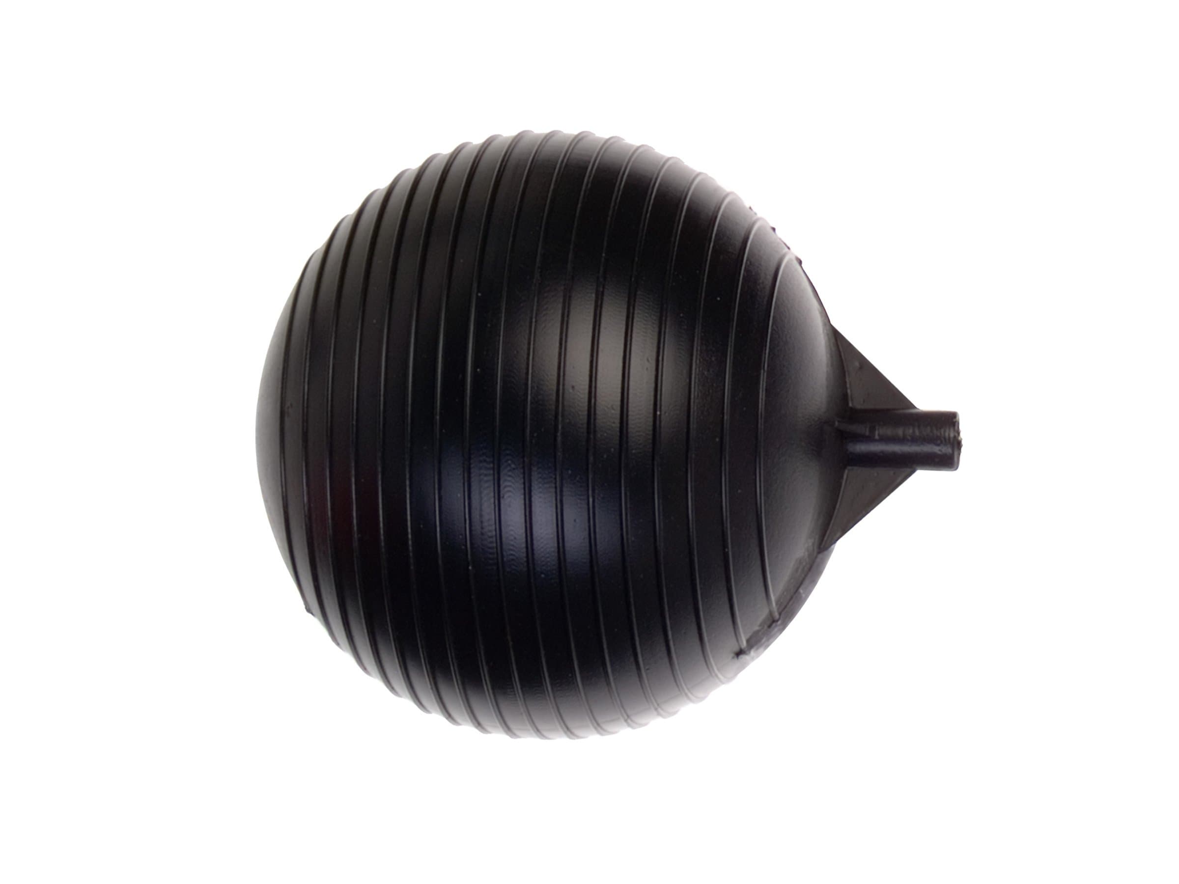 Kerick Valve PF08-025 Polyethylene Sphere Float Ball, 8" Diameter, 8" Length, 1/4" Female Thread