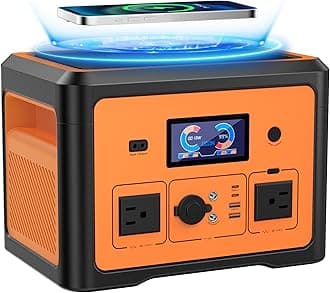 - Portable Power Station 600W(Peak 1800W), Solar Generator with 384WH LiFePO4 Battery, 10 Outputs & UPS Battery Backup, Generators for Home Use, Camping, Emergency Power Outage, RV, CPAP