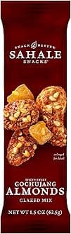 Sahale Snacks Gochujang Almonds Glazed Mix, 1.5 oz Bags (18 Packs) - Dry-Roasted Deluxe Mixed Nuts Inspired By Traditional Korean BBQ - Non-GMO, Kosher, & Certified Gluten-Free Snacks