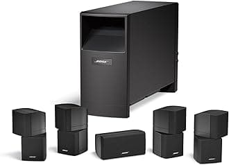 Bose Acoustimass Home Theater Cinema Speaker System (White)