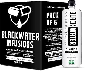 Alkaline Water, 8+ pH Level, with Magnesium and Trace Minerals. ALKALINE 700ML (Pack Of 6)