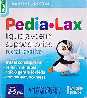 Children's Pedia-Lax Liquid Glycerin Suppositories -- 6 Suppositories